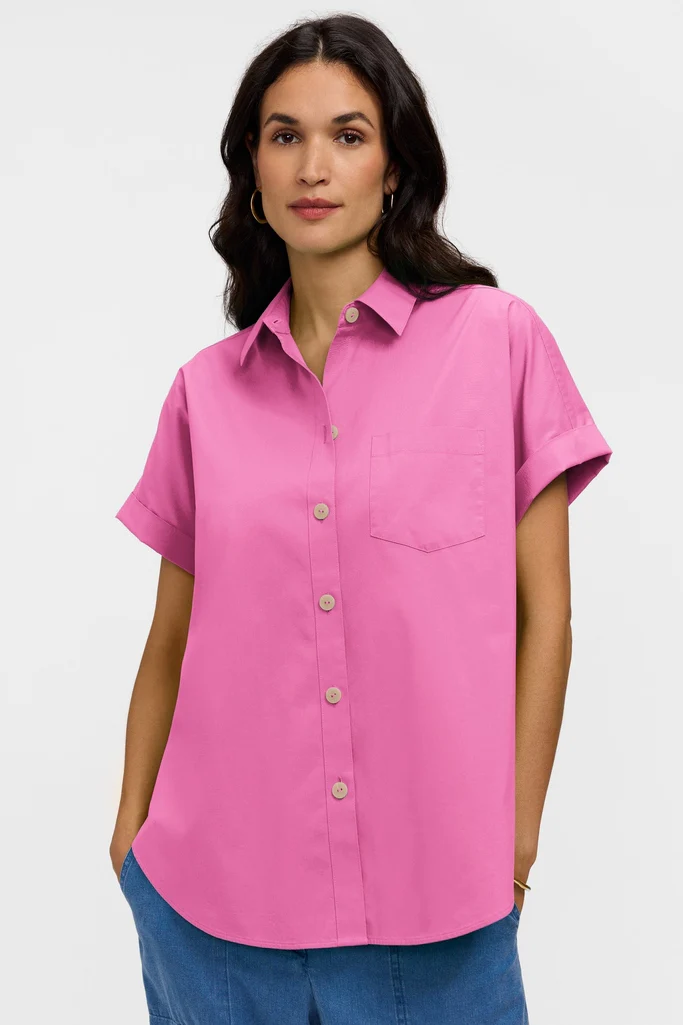 Abigail No Iron Stretch Short Sleeve Shirt - Image 20