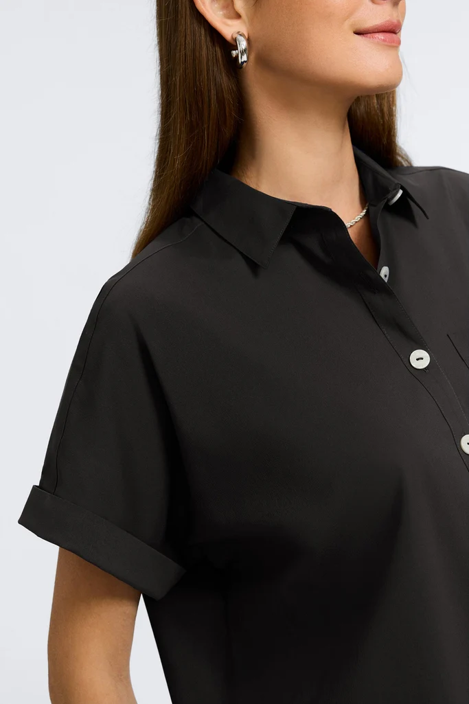 Abigail No Iron Stretch Short Sleeve Shirt - Image 29