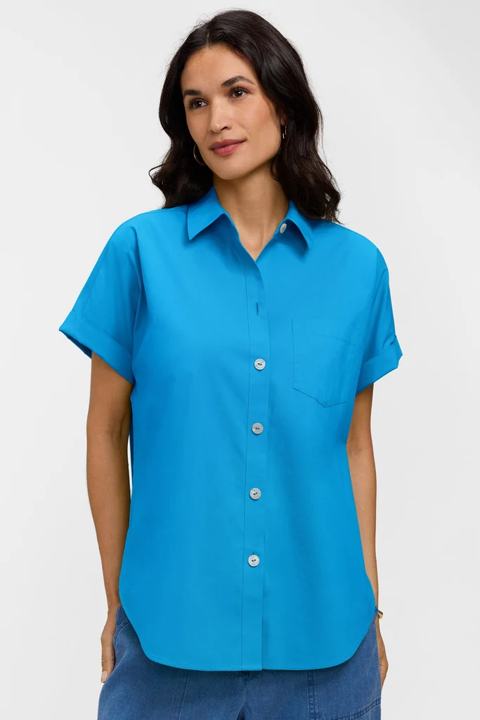 Abigail No Iron Stretch Short Sleeve Shirt - Image 31