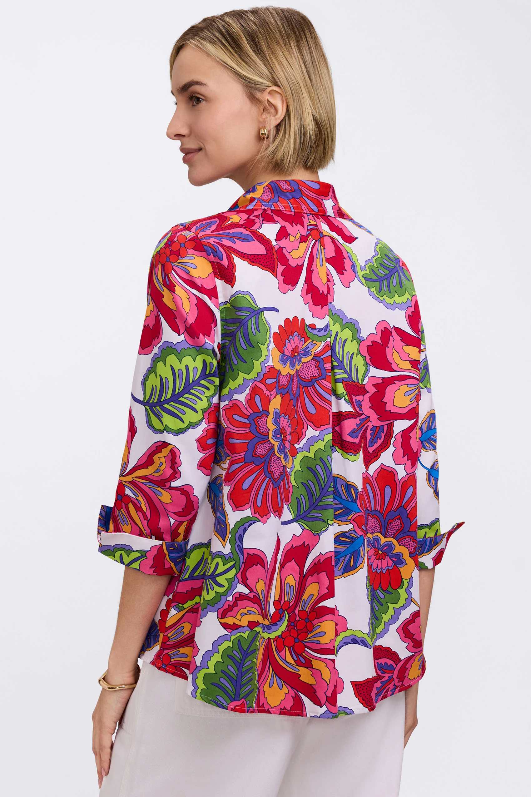Agnes Paradise Blooms 3/4 Sleeve Shirt - Image 4