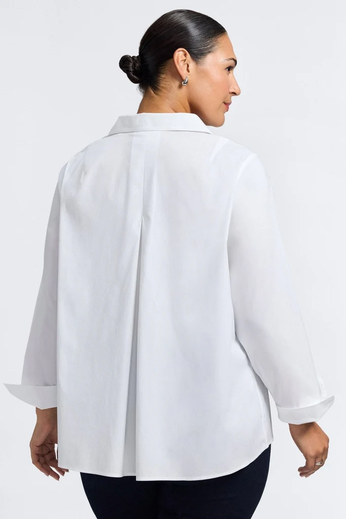 Agnes Plus No Iron Stretch Long Sleeve Popover Shirt - Image 39