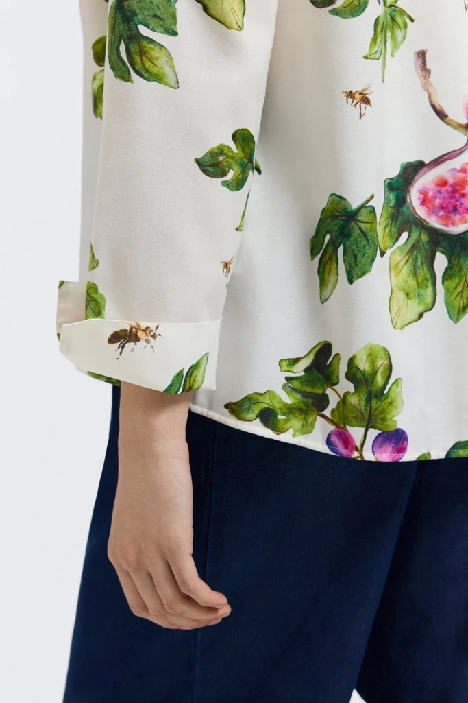Agnes Sweet Figs Long Sleeve Popover Shirt - Image 3