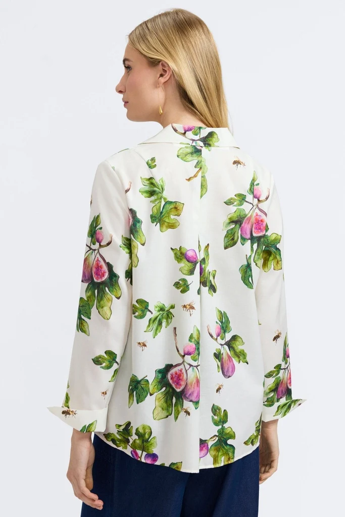 Agnes Sweet Figs Long Sleeve Popover Shirt - Image 4