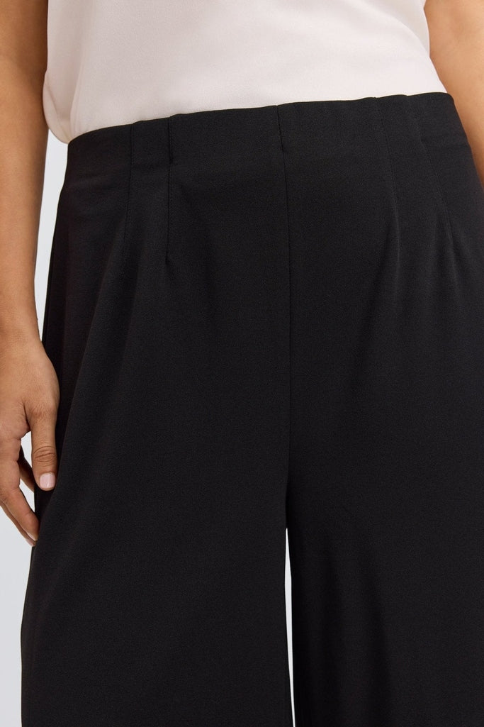 Arlette Plus Knit Crepe Wide Leg Ankle Pants - Image 7