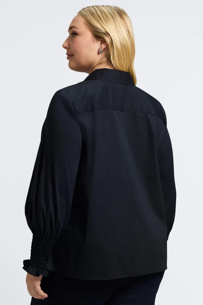 Avril Plus Stretch Matte Sateen Long Sleeve Shirt - Image 15