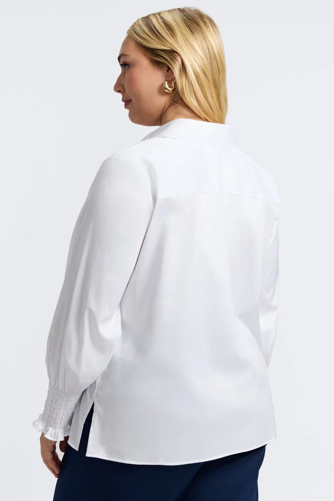 Avril Plus Stretch Matte Sateen Long Sleeve Shirt - Image 19