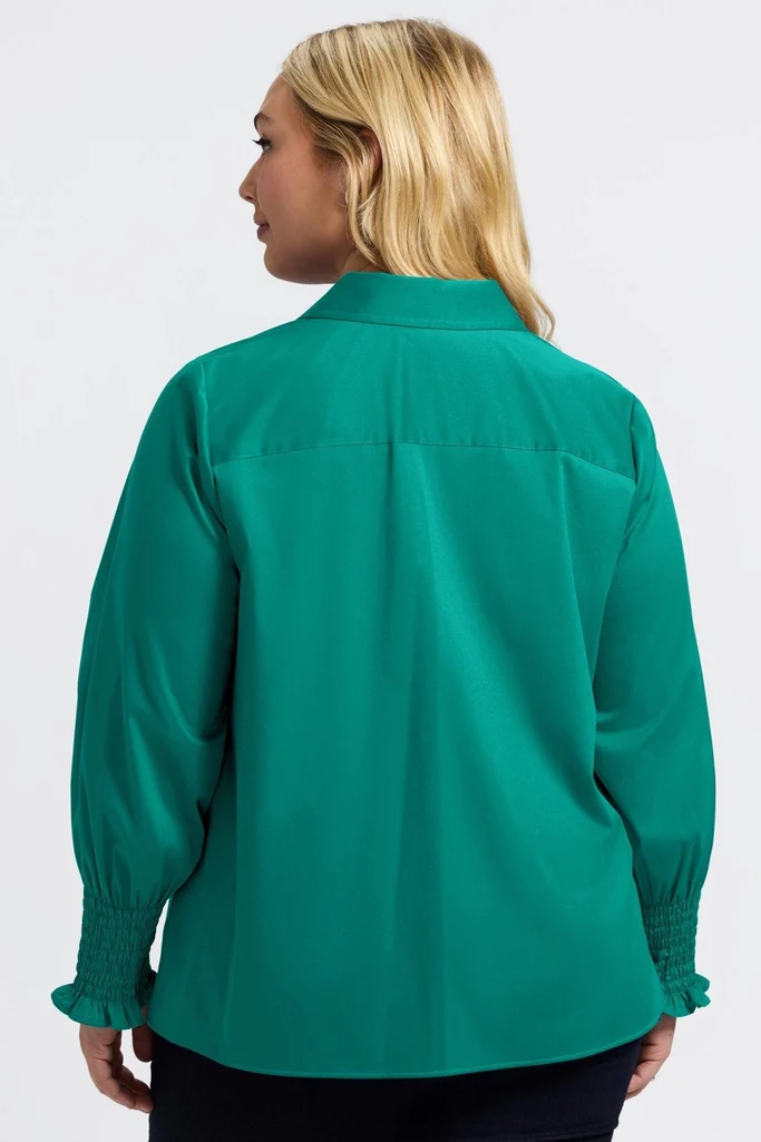 Avril Plus Stretch Matte Sateen Long Sleeve Shirt - Image 24