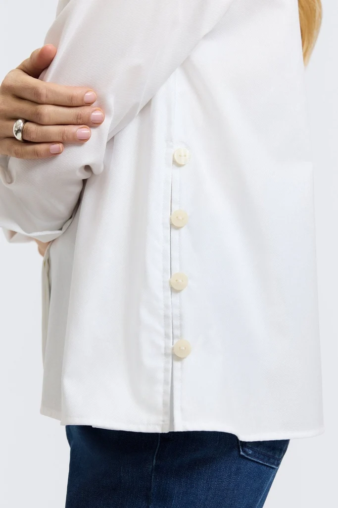 Beatrice Cavalry Twill 3/4 Sleeve Shirt - Image 11
