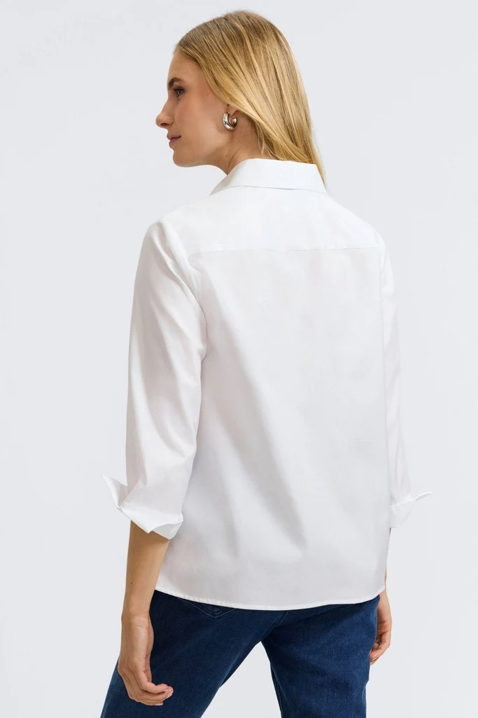 Beatrice Cavalry Twill 3/4 Sleeve Shirt - Image 12