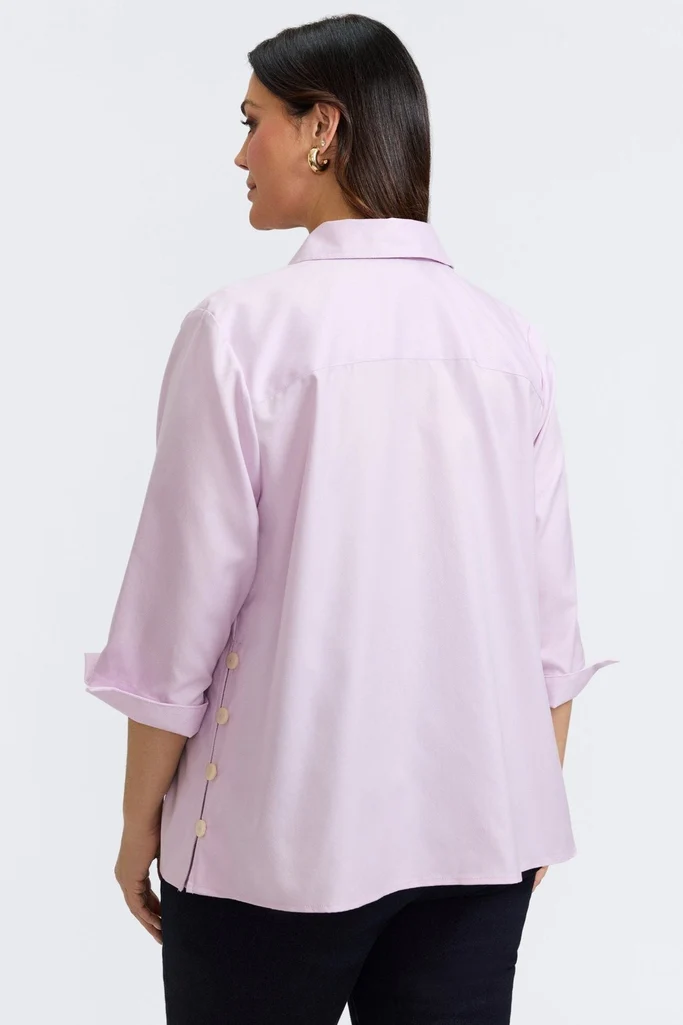 Beatrice Plus Cavalry Twill 3/4 Sleeve Shirt - Image 12