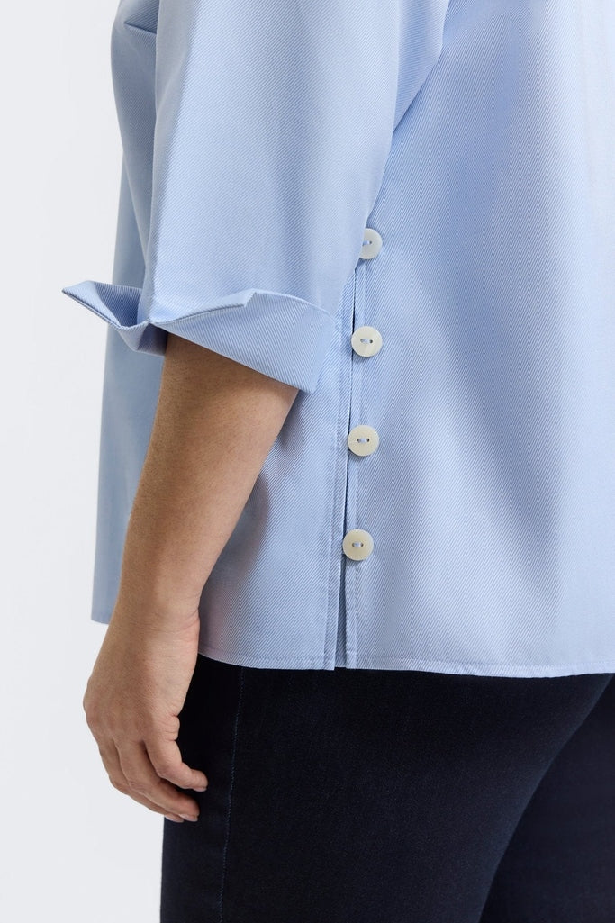 Beatrice Plus Cavalry Twill 3/4 Sleeve Shirt - Image 6