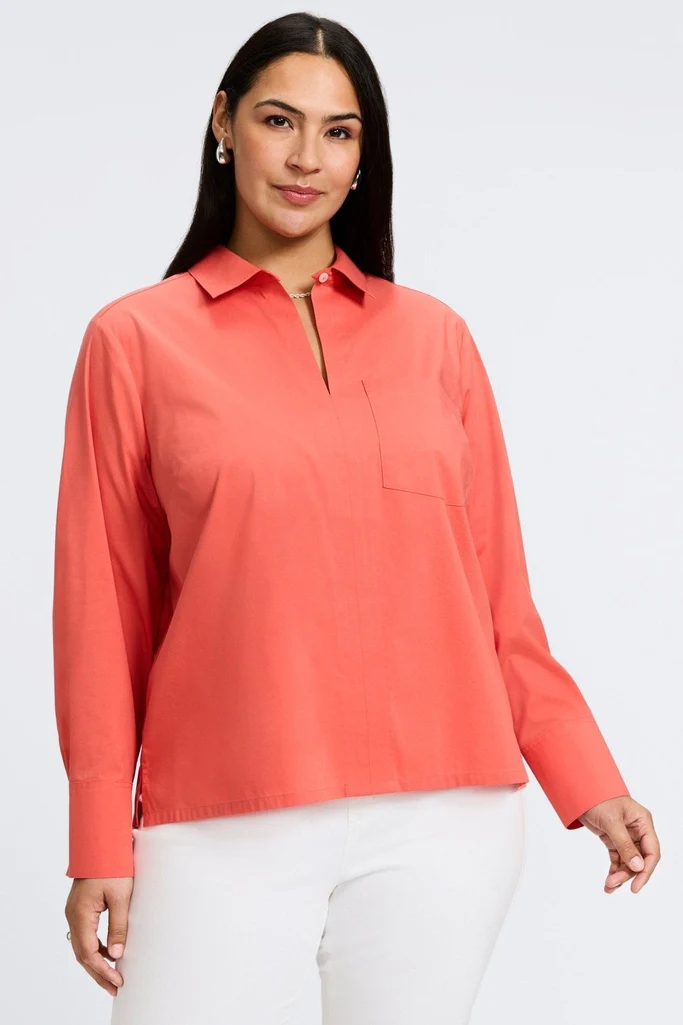 Bella Plus No Iron Stretch Long Sleeve Shirt - Image 15