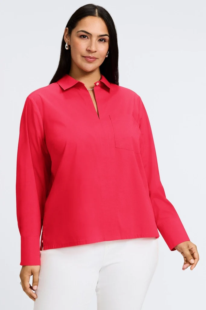 Bella Plus No Iron Stretch Long Sleeve Shirt - Image 24