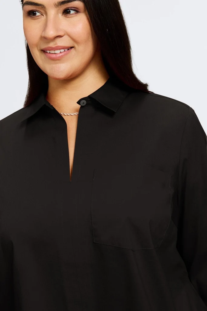 Bella Plus No Iron Stretch Long Sleeve Shirt - Image 5