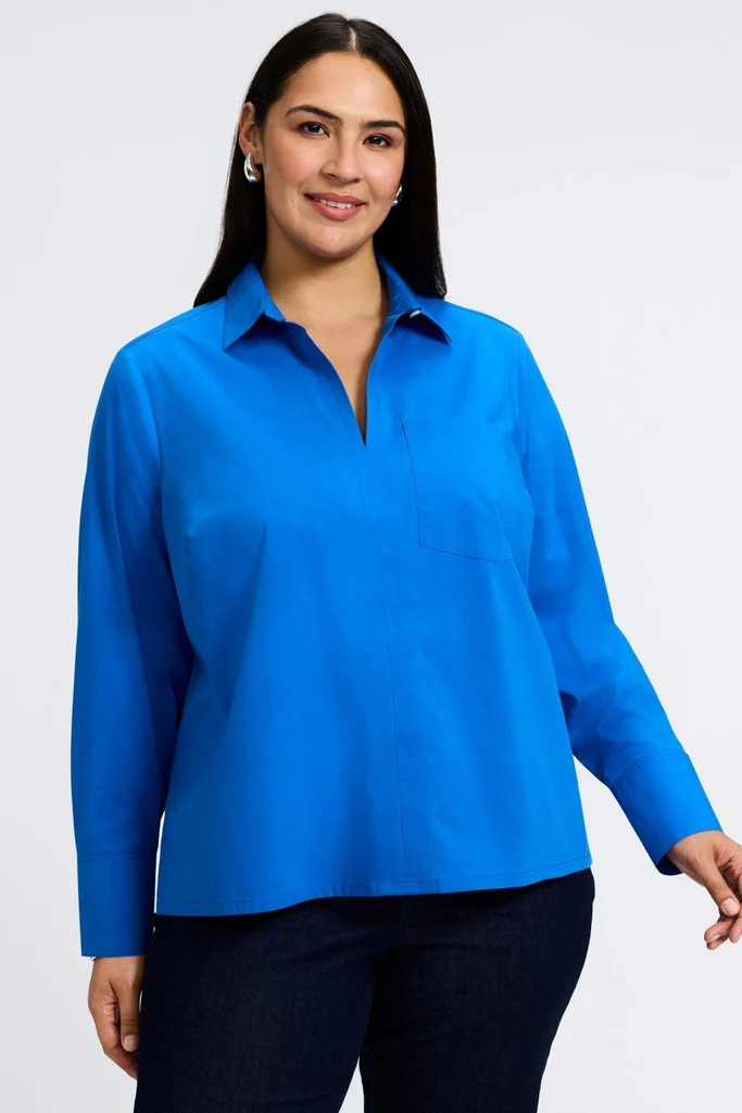 Bella Plus No Iron Stretch Long Sleeve Shirt - Image 8