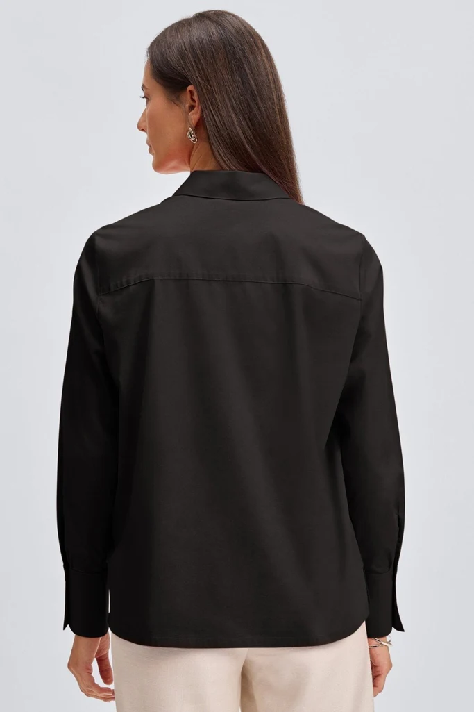 Bella No Iron Stretch Long Sleeve Shirt - Image 11