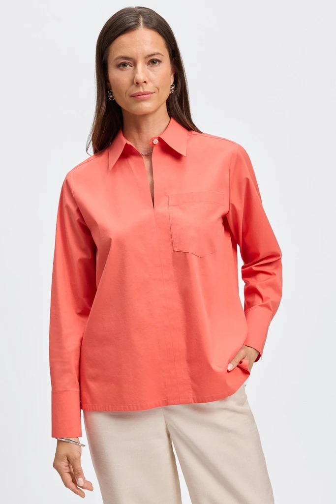 Bella No Iron Stretch Long Sleeve Shirt - Image 14