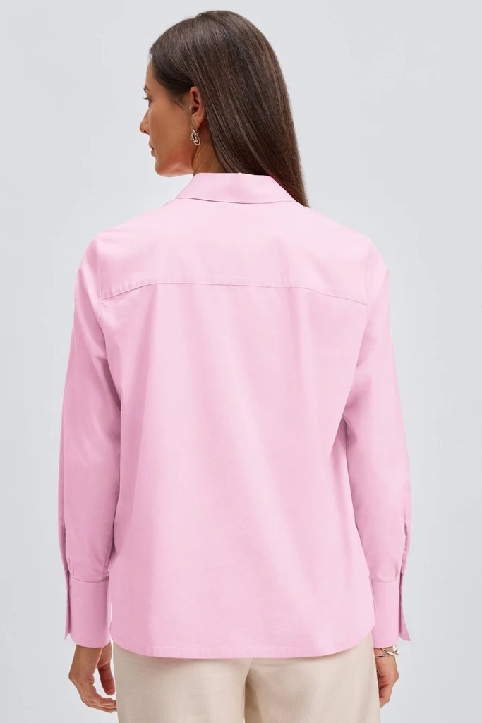 Bella No Iron Stretch Long Sleeve Shirt - Image 23