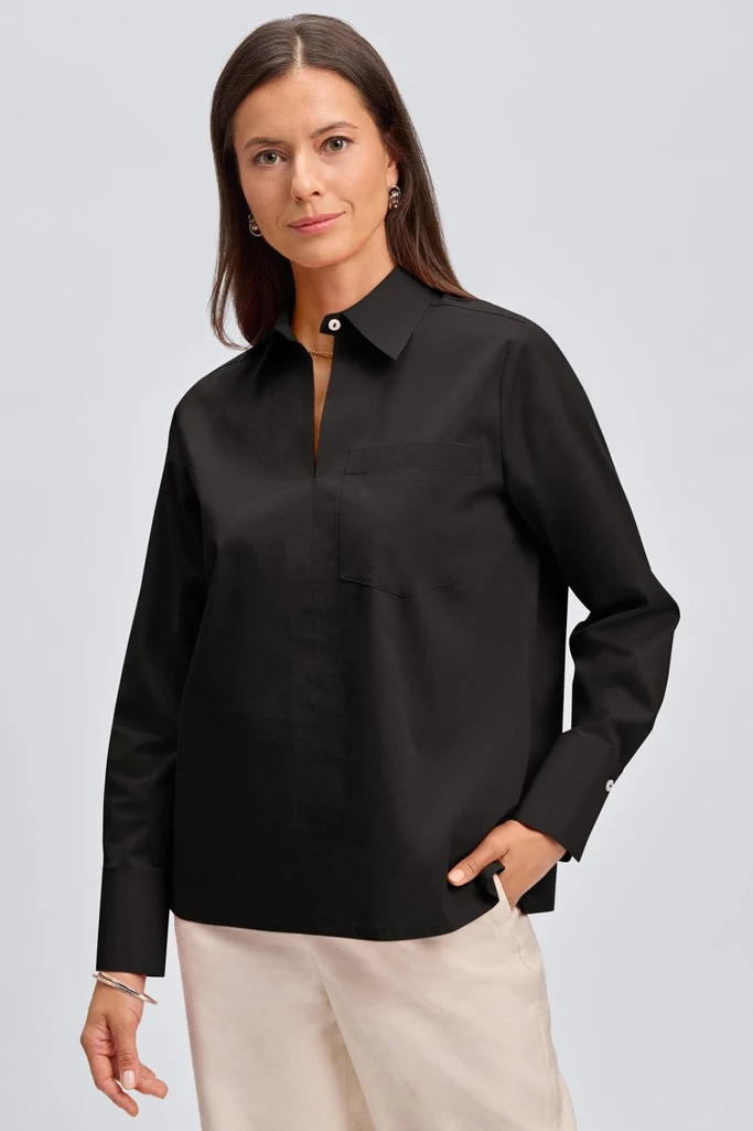 Bella No Iron Stretch Long Sleeve Shirt - Image 9