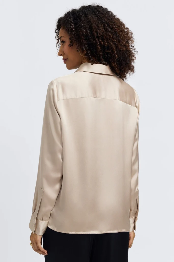 Bianca Beyond Silk Long Sleeve Shirt - Image 16