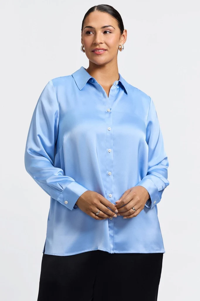 Bianca Plus Beyond Silk Long Sleeve Shirt - Image 8