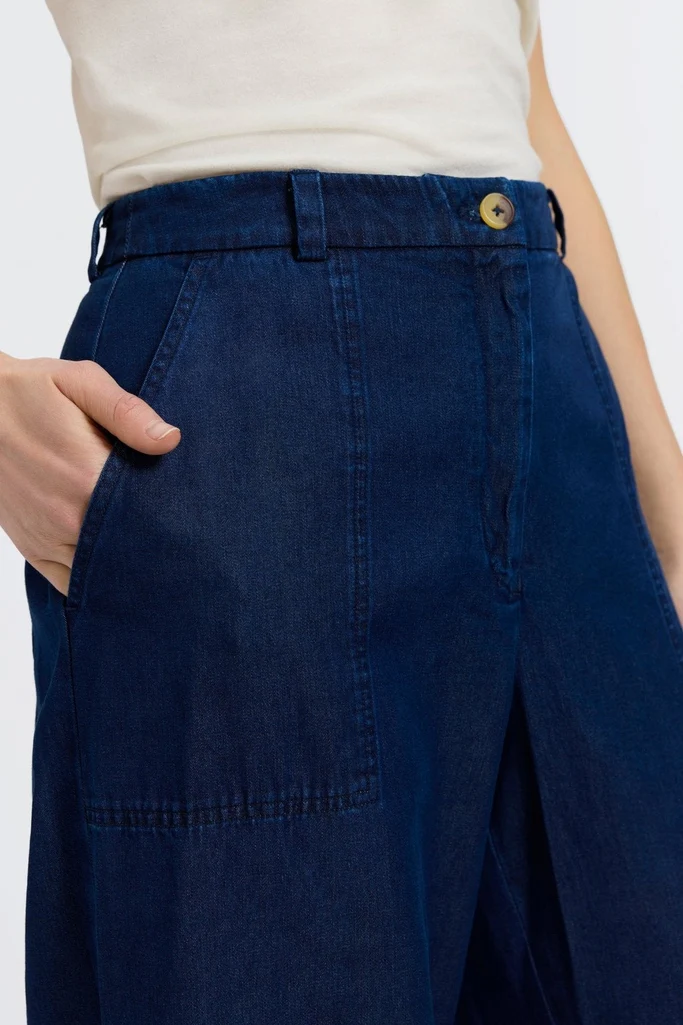 Blaire Tencel® Denim Full Length Trouser - Image 6