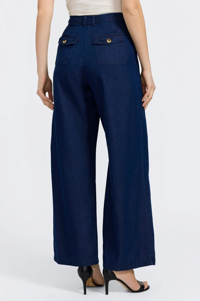 Blaire Tencel® Denim Full Length Trouser - Image 8