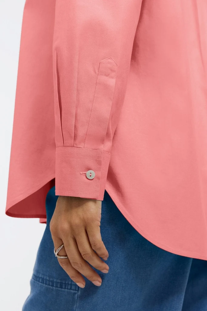 Boyfriend No Iron Pinpoint Long Sleeve Tunic - Image 21