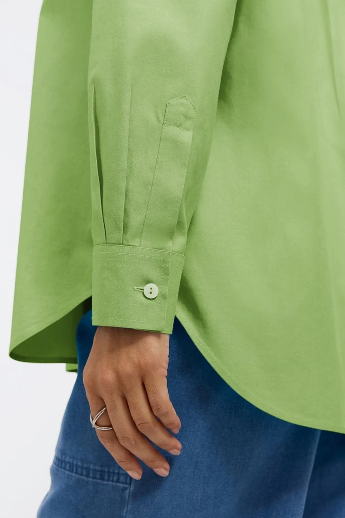 Boyfriend No Iron Pinpoint Long Sleeve Tunic - Image 29