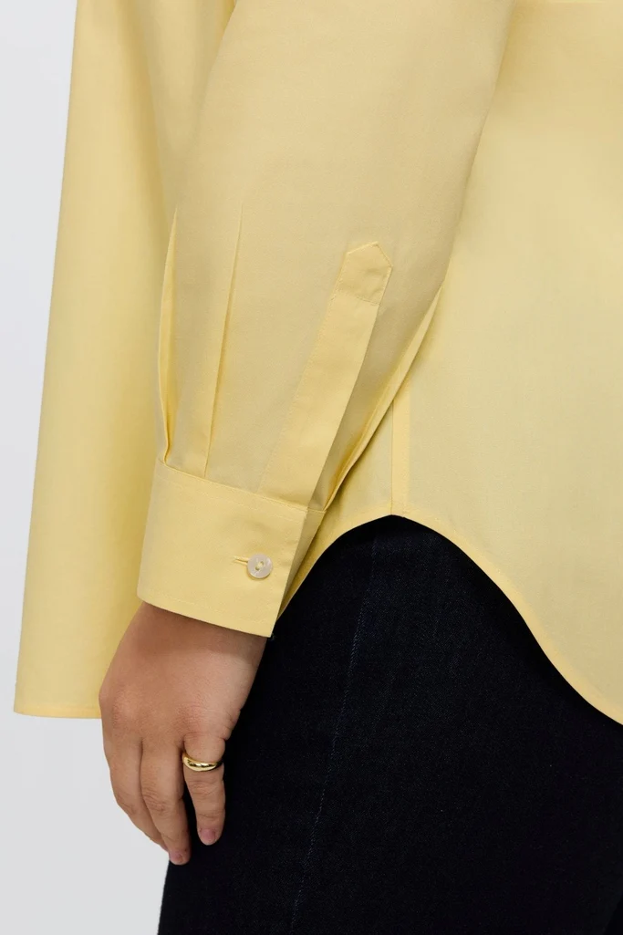 Boyfriend Plus No Iron Pinpoint Long Sleeve Tunic - Image 7