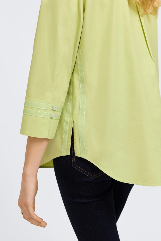 Brooke No Iron Pinpoint 3/4 Sleeve Shirt - Image 14