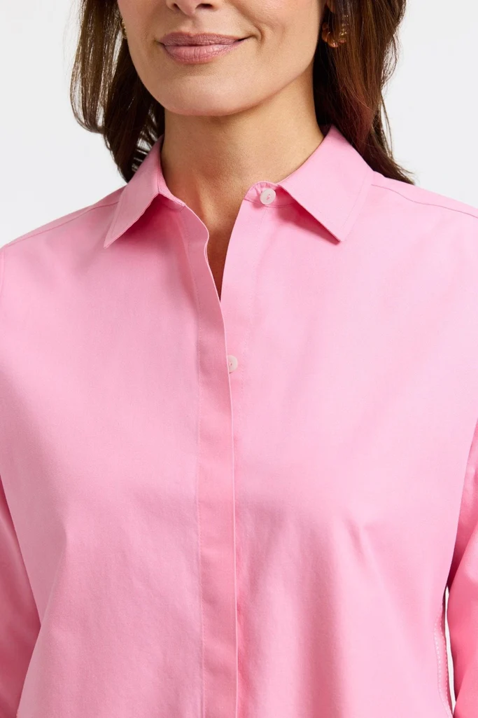 Brooke No Iron Pinpoint 3/4 Sleeve Shirt - Image 20