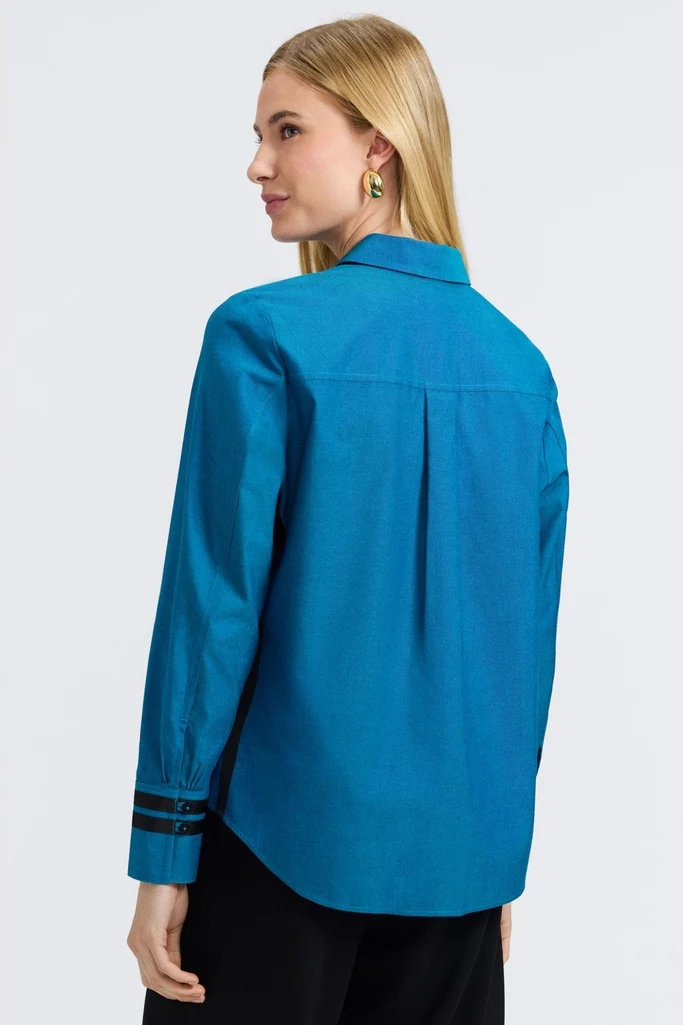 Brooke No Iron Pinpoint Long Sleeve Shirt - Image 15