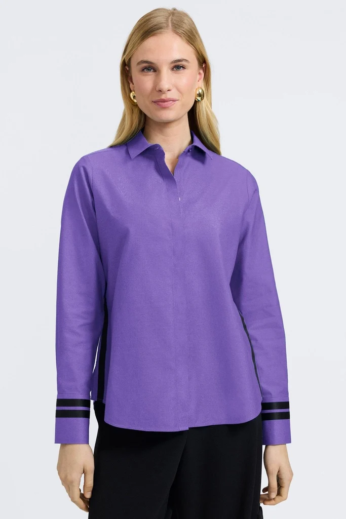 Brooke No Iron Pinpoint Long Sleeve Shirt - Image 16