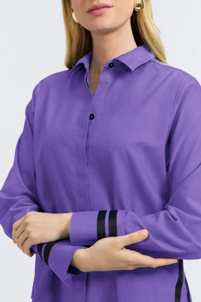 Brooke No Iron Pinpoint Long Sleeve Shirt - Image 19