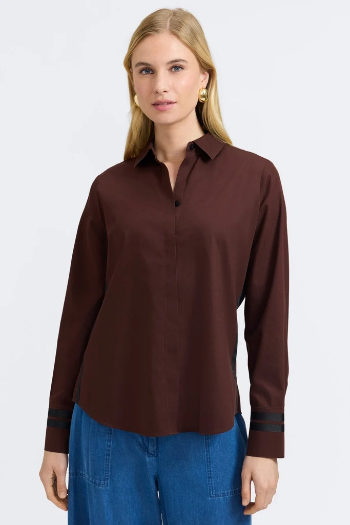 Brooke No Iron Pinpoint Long Sleeve Shirt - Image 6