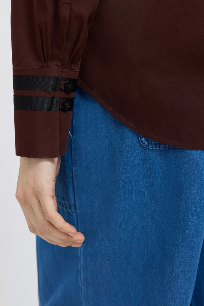 Brooke No Iron Pinpoint Long Sleeve Shirt - Image 9