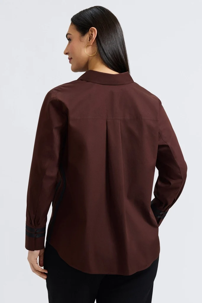 Brooke Plus No Iron Pinpoint Long Sleeve Shirt - Image 13