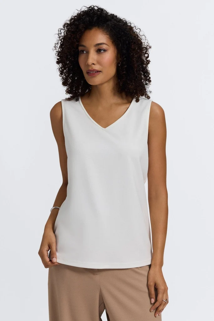 Callie Knit Crepe Reversible Sleeveless Tank - Image 15