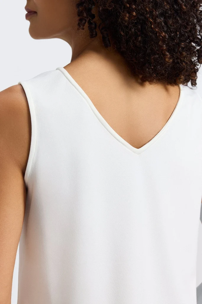Callie Knit Crepe Reversible Sleeveless Tank - Image 16