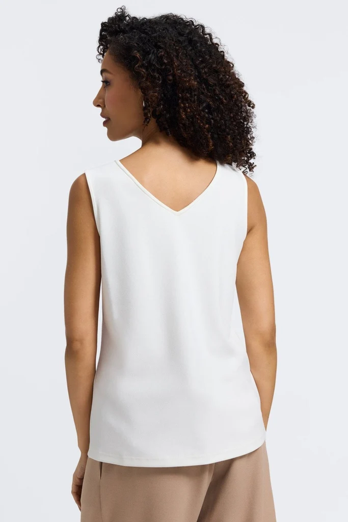 Callie Knit Crepe Reversible Sleeveless Tank - Image 18