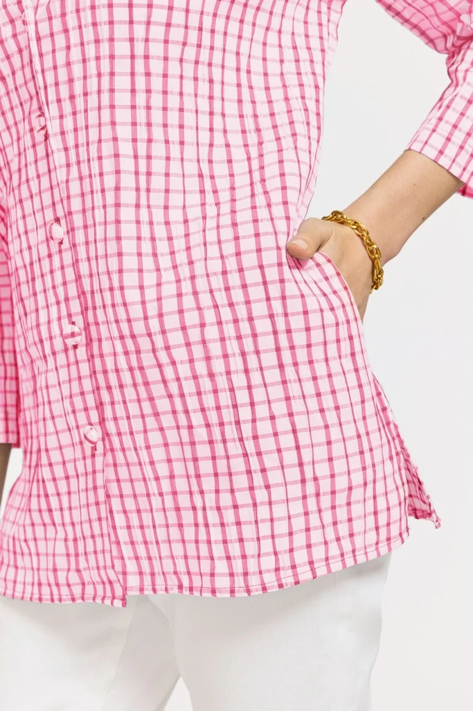 Carolina Crinkle 3/4 Sleeve Shirt Jacket - Image 21
