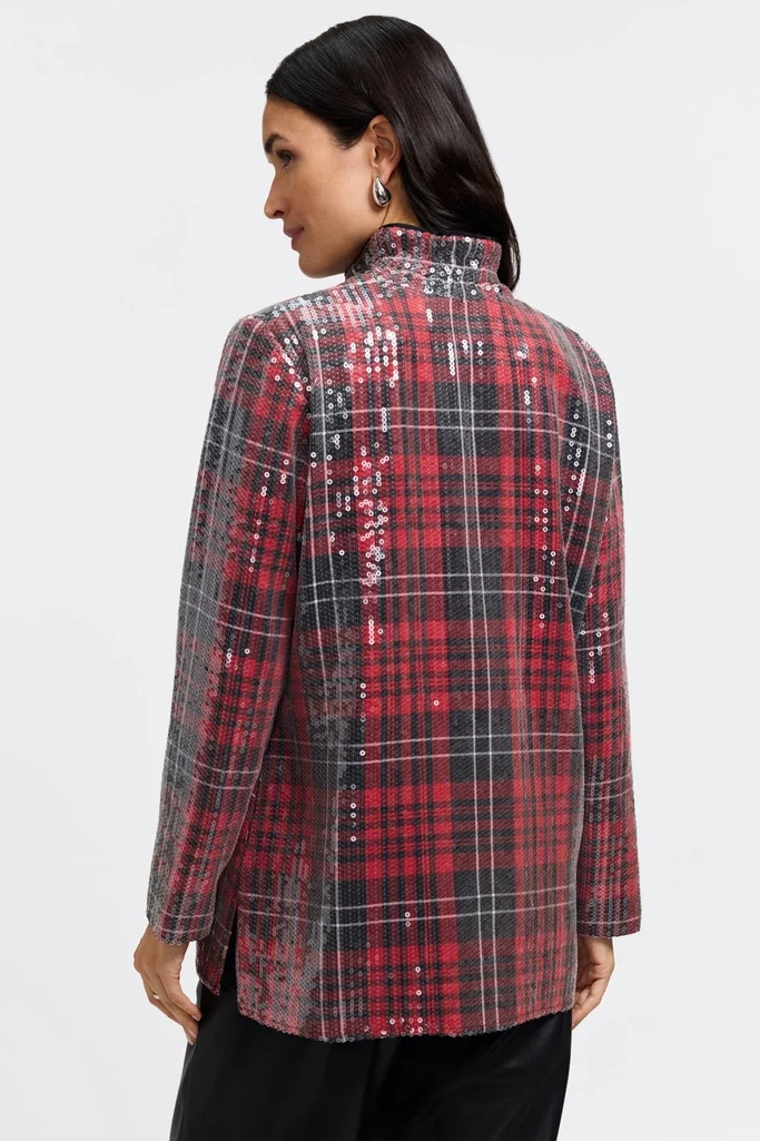 Carolina Sequined Long Sleeve Shirt Jacket - Image 5