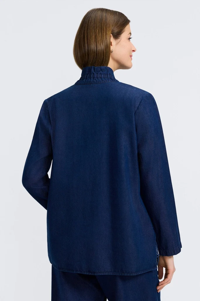 Carolina Tencel® Denim Long Sleeve Shirt Jacket - Image 12