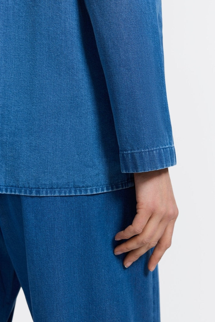 Carolina Tencel® Denim Long Sleeve Shirt Jacket - Image 6