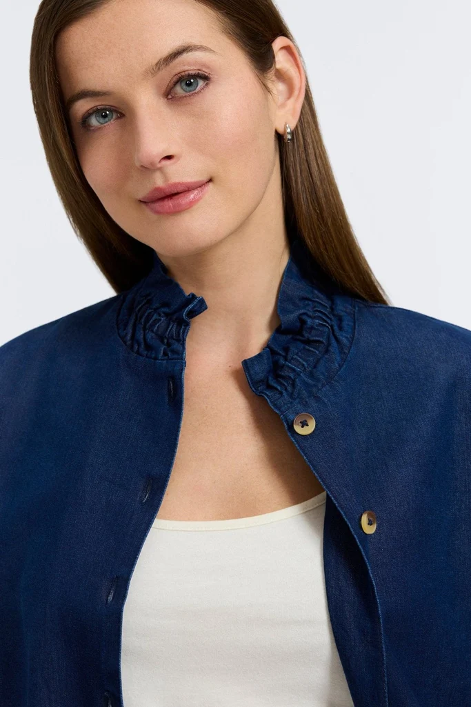 Carolina Tencel® Denim Long Sleeve Shirt Jacket - Image 9