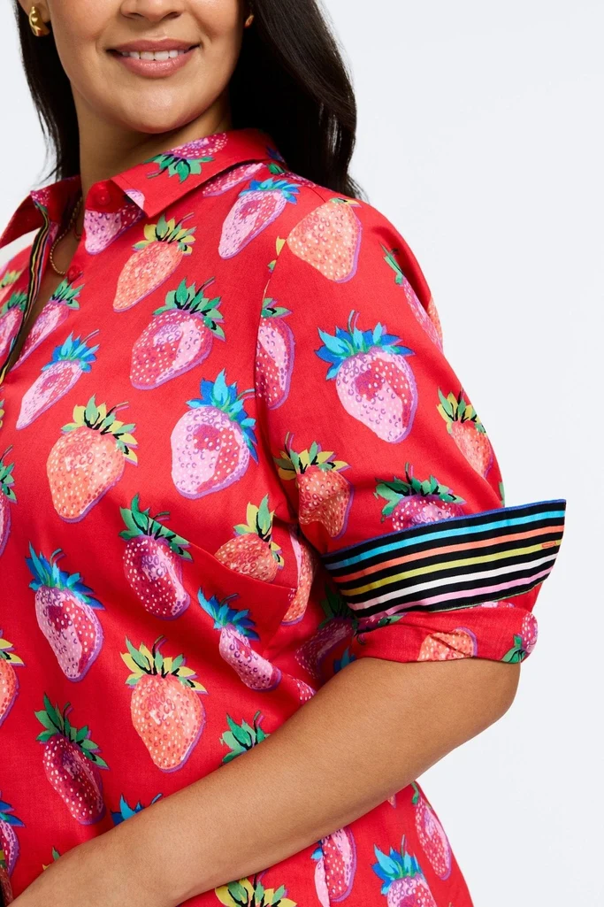 Charlie Plus Strawberry Delight Long Sleeve Shirt - Image 4
