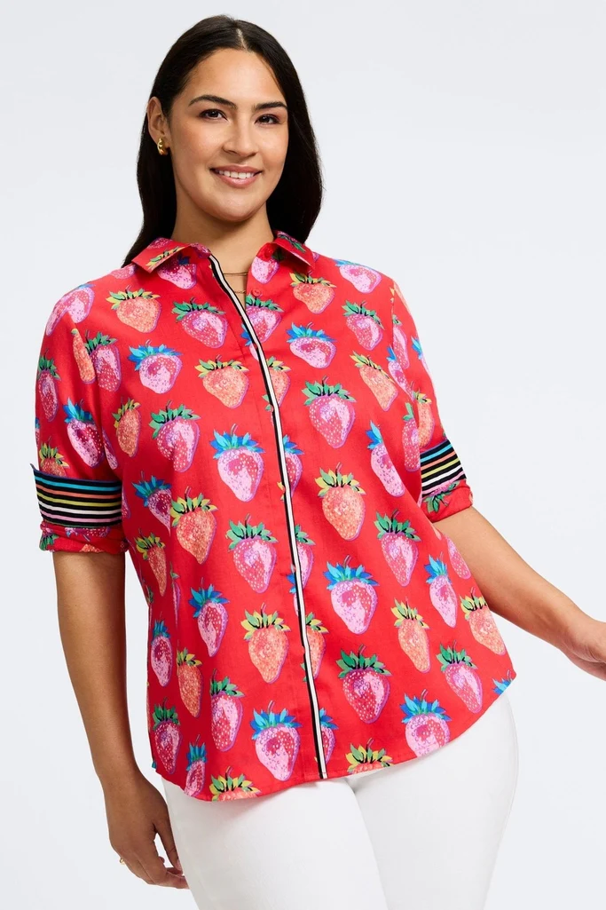 Charlie Plus Strawberry Delight Long Sleeve Shirt - Image 5