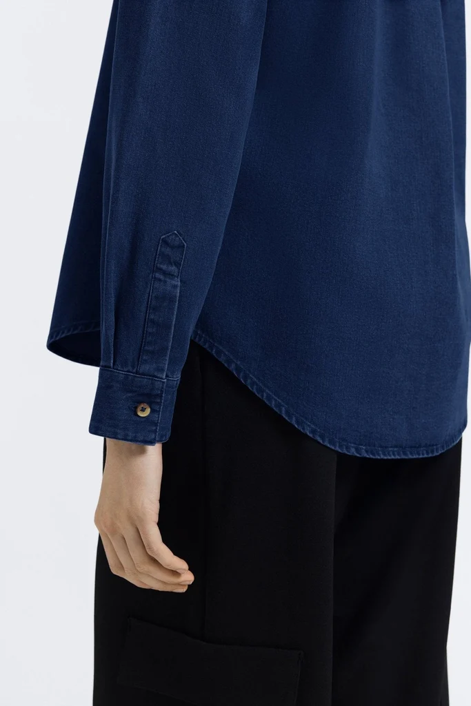 Charlie Tencel® Denim Long Sleeve Shirt - Image 11
