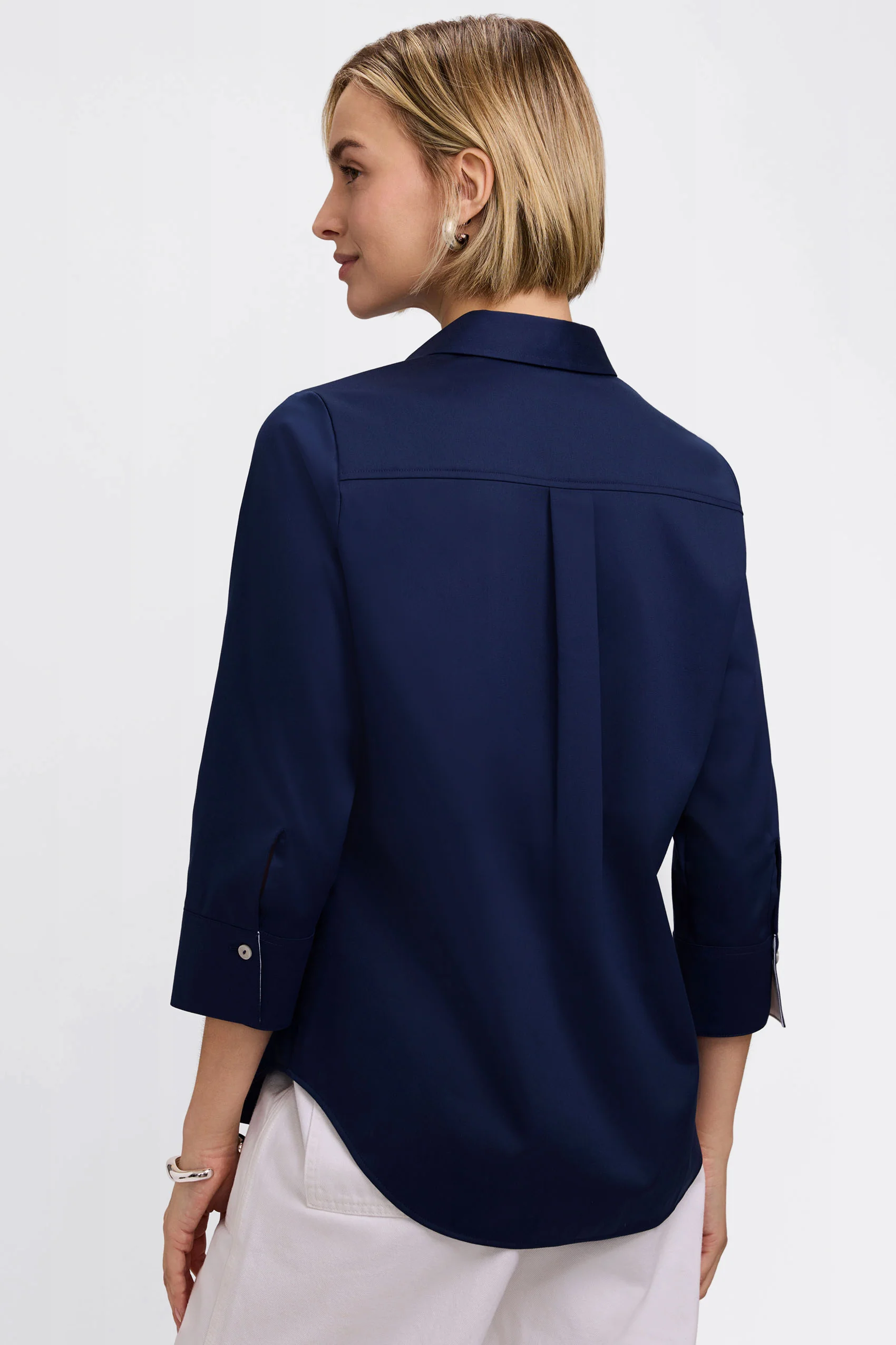 Charlie White Trim 3/4 Sleeve Shirt - Image 8